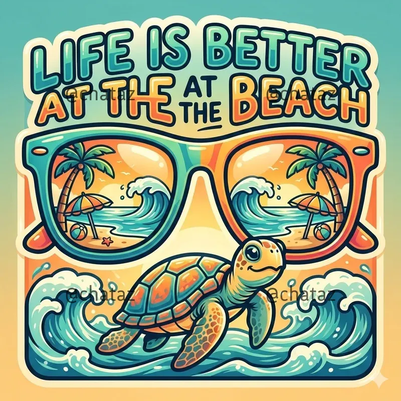 Retro Summer Sunglasses Illustrations