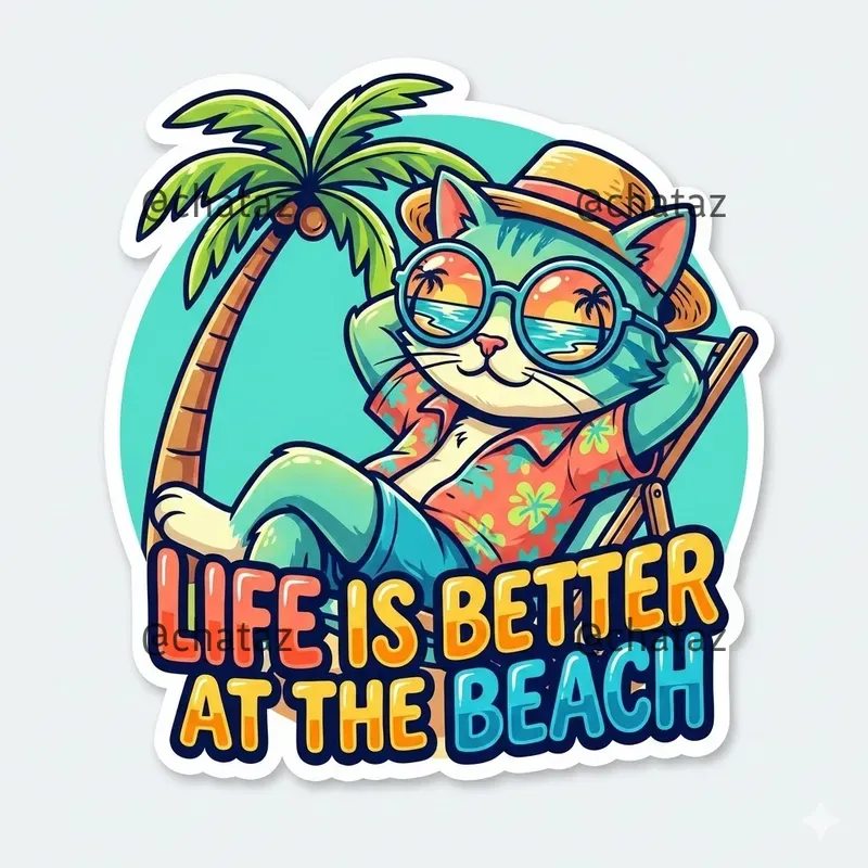 Retro Summer Sunglasses Illustrations