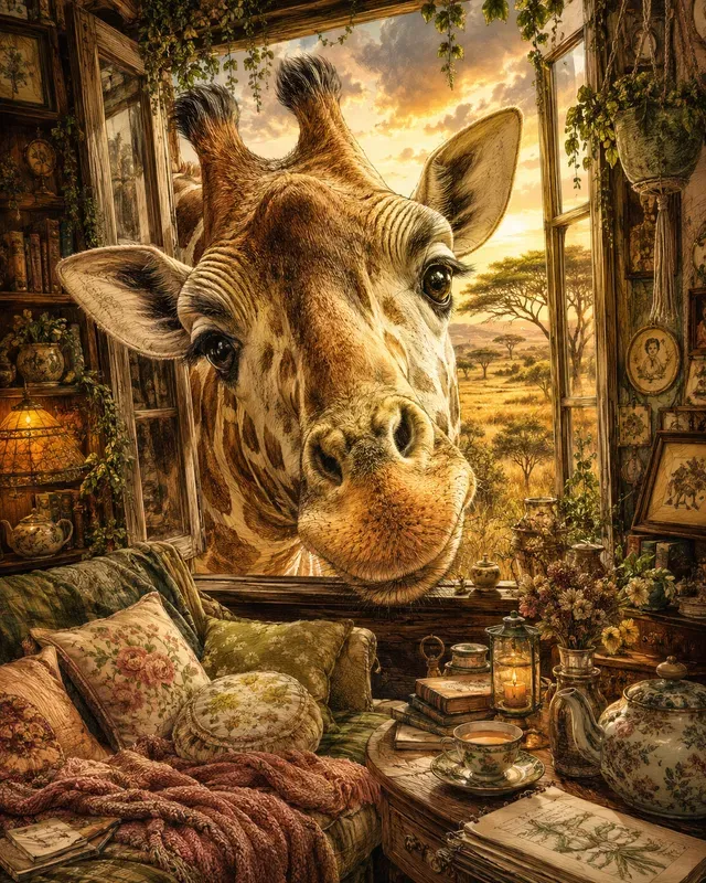 Animals Peeking Through Windows Png