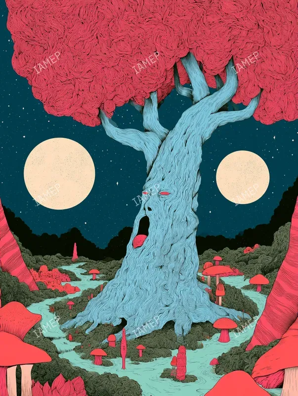 Psychedelic Fantasy Worlds