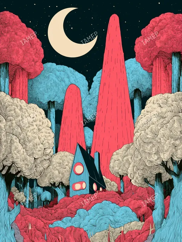 Psychedelic Fantasy Worlds