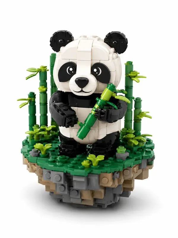 Cute 3D Isometric Lego Animals