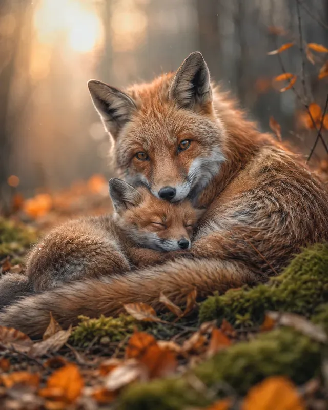 Emotional Mothers Day Animal Scenes