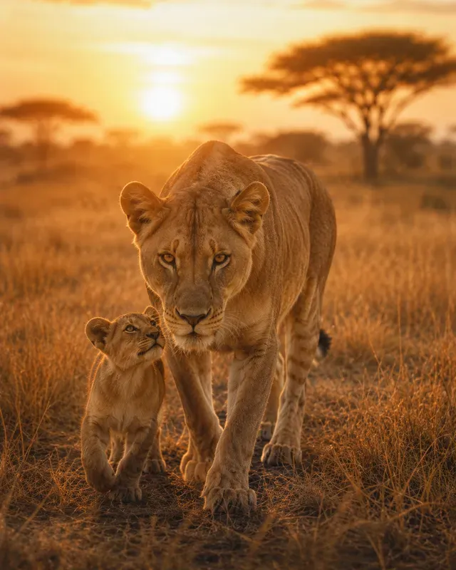 Emotional Mothers Day Animal Scenes