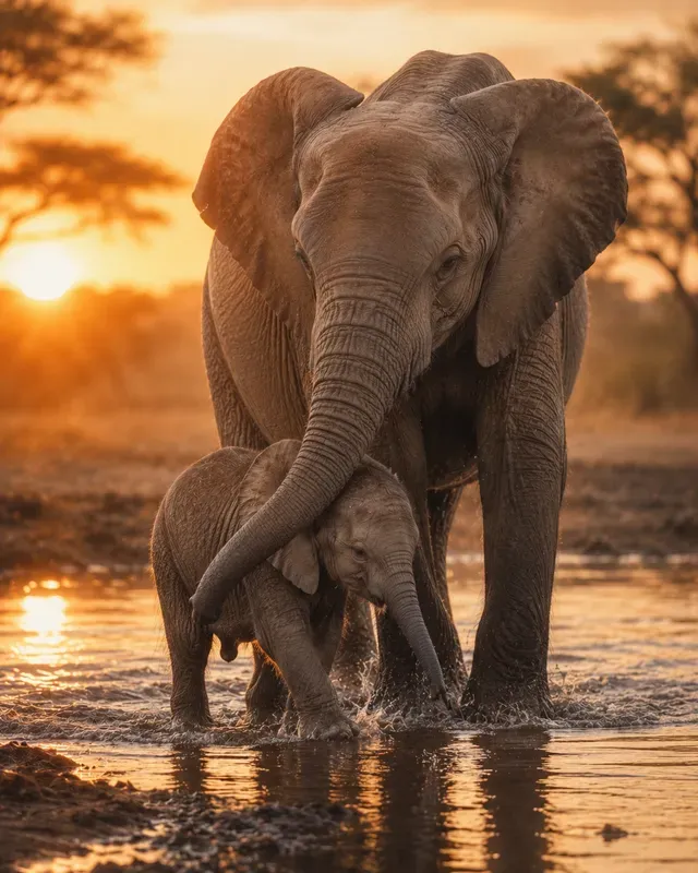 Emotional Mothers Day Animal Scenes
