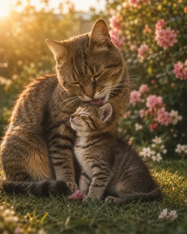 Emotional Mothers Day Animal Scenes