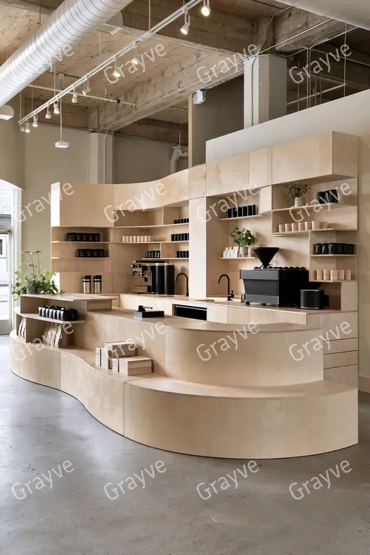 Modular Plywood Retail Popups