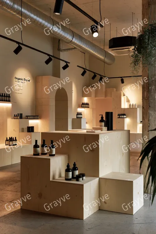 Modular Plywood Retail Popups