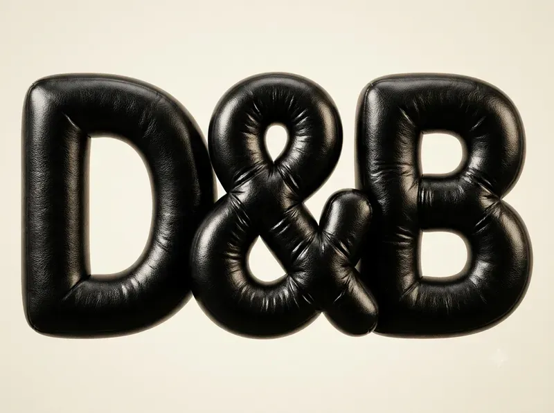 Leather Balloon 3D Typographies
