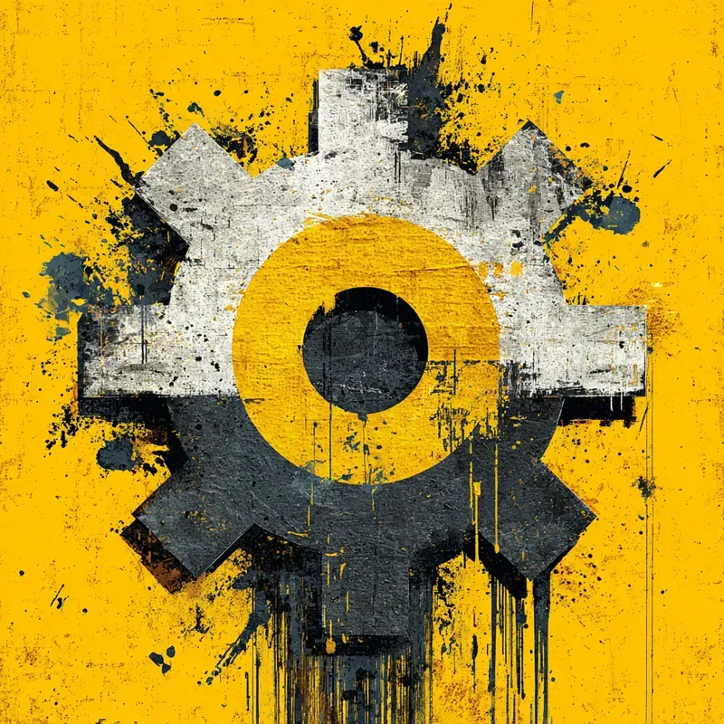 Brutalist Digital Symbol Icons