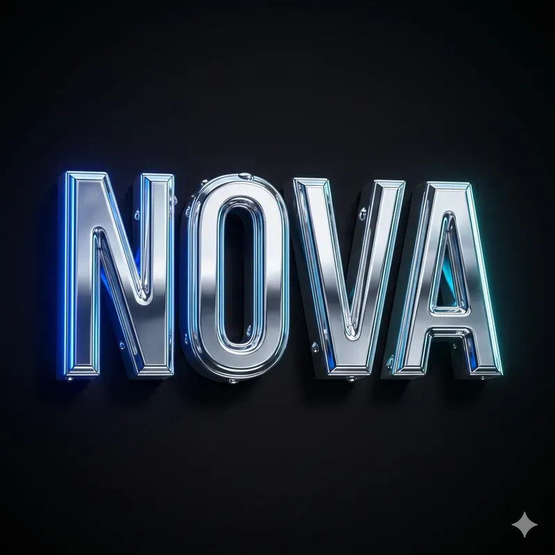 3D Typography Art