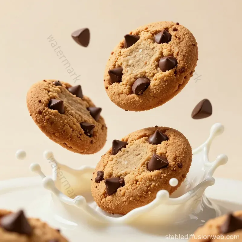 Floating Dessert Splashes