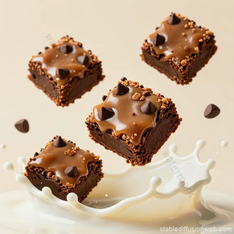 Floating Dessert Splashes