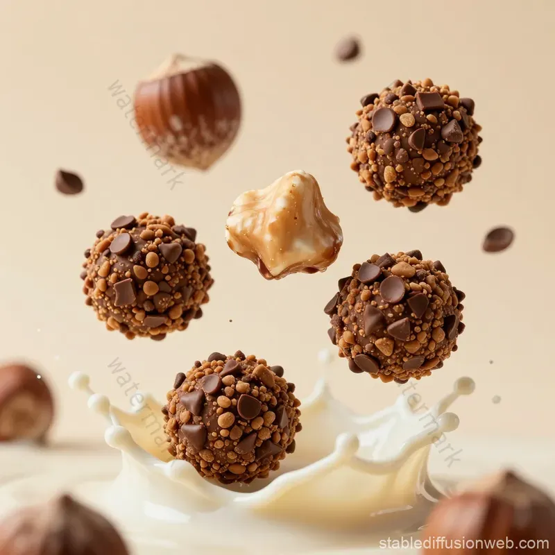 Floating Dessert Splashes