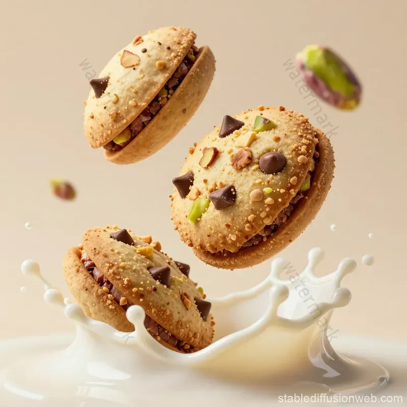 Floating Dessert Splashes
