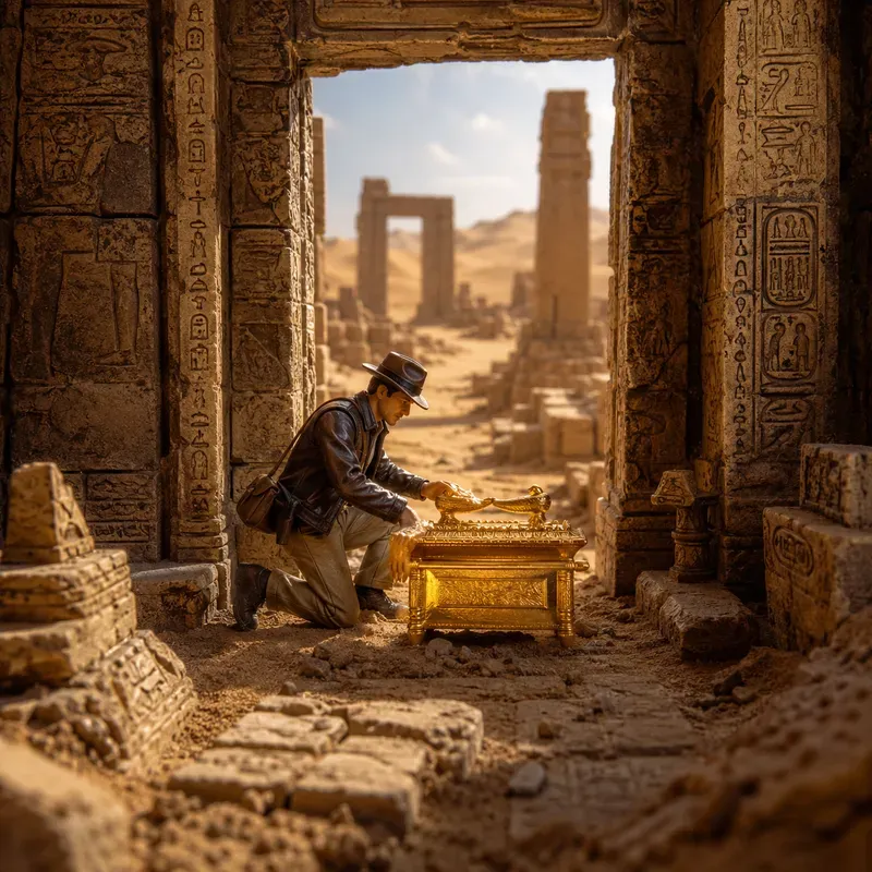 Miniature Adventure Toy Scenes