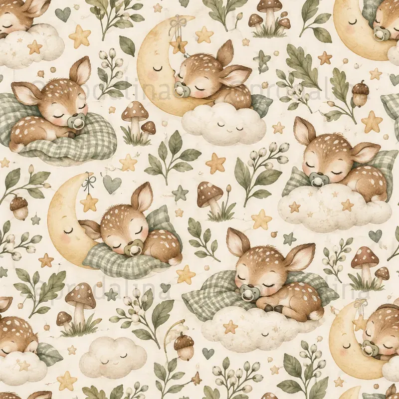 Cozy Baby Nursery Seamless Patterns
