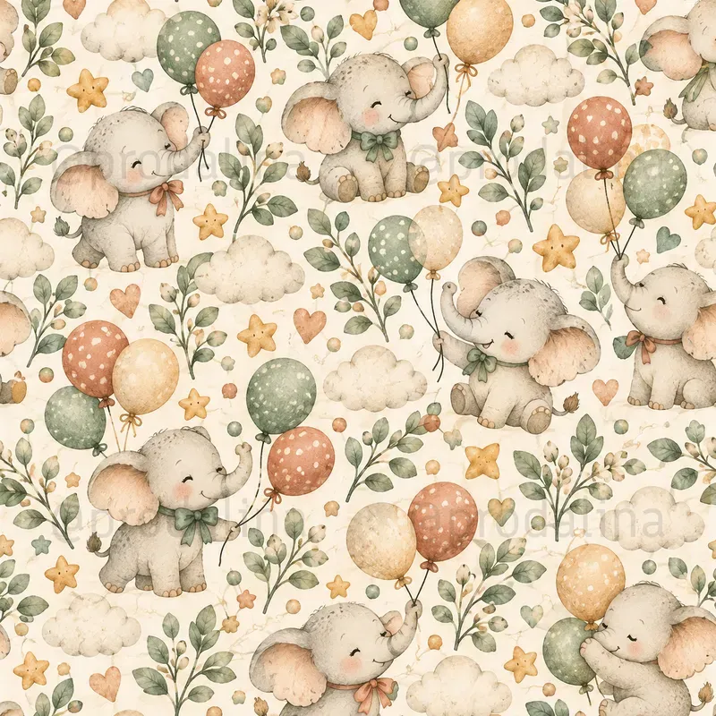 Cozy Baby Nursery Seamless Patterns