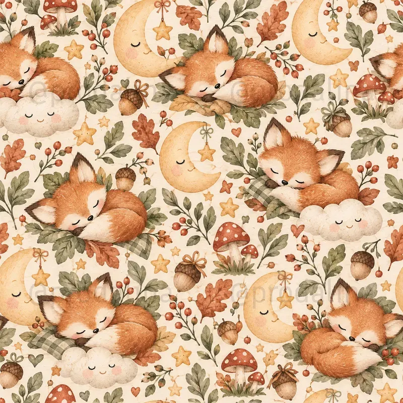 Cozy Baby Nursery Seamless Patterns