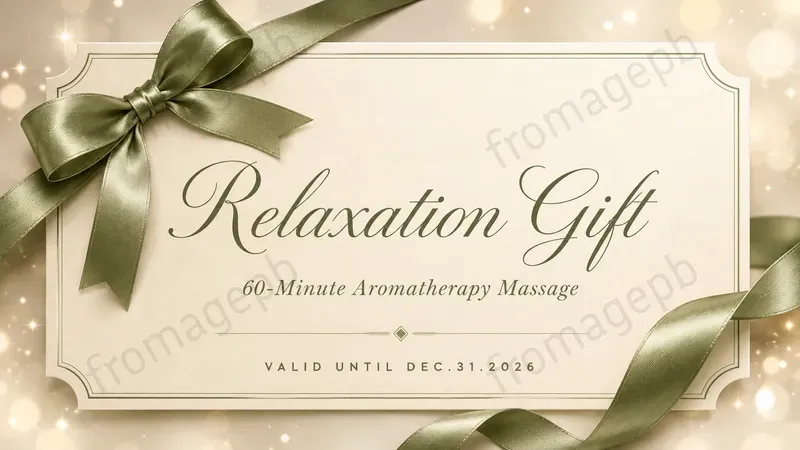 Luxury Gift Voucher Card Templates