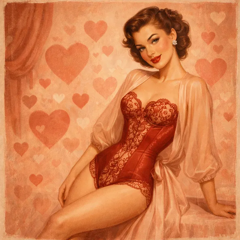 Vintage Valentine Fashion Women