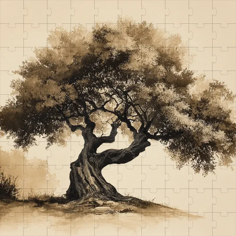Oil Sepia Classical Timeless Moody