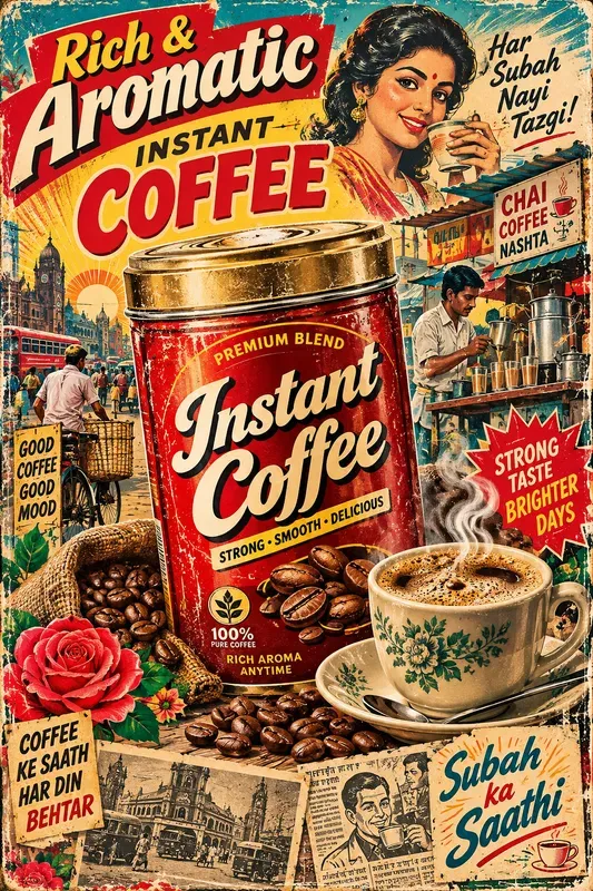 Retro Desi Pop Culture Posters
