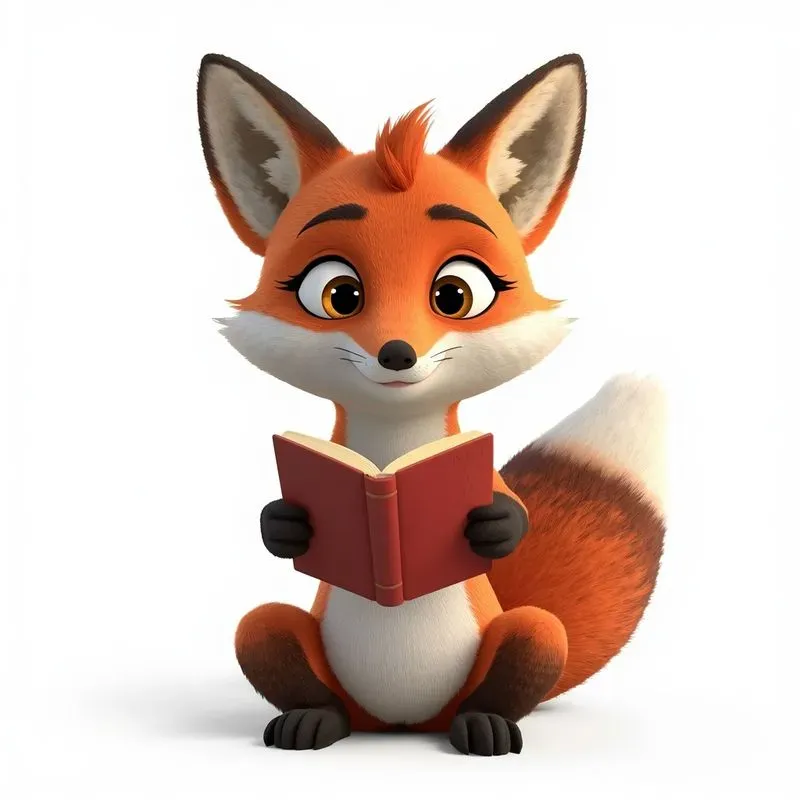3D Cute Pixar Fox Consistent Characters