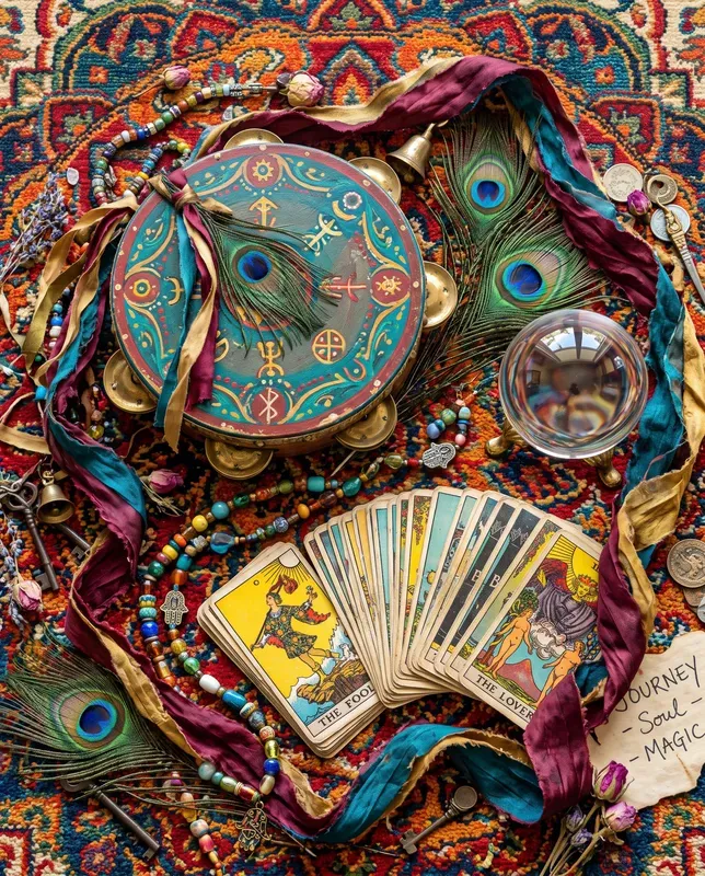 Mystic Junk Journal Flat Lays
