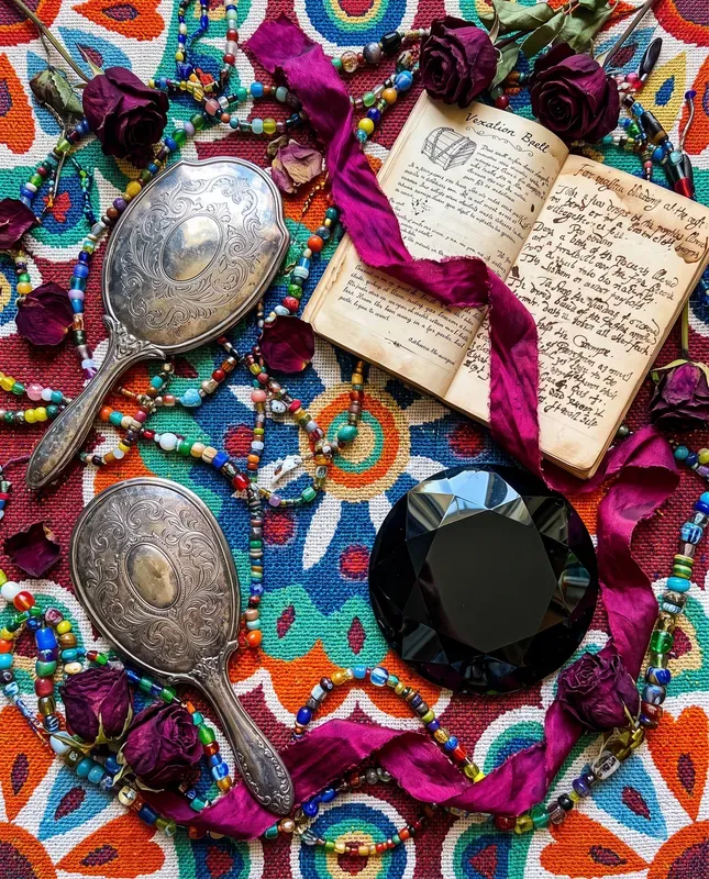 Mystic Junk Journal Flat Lays