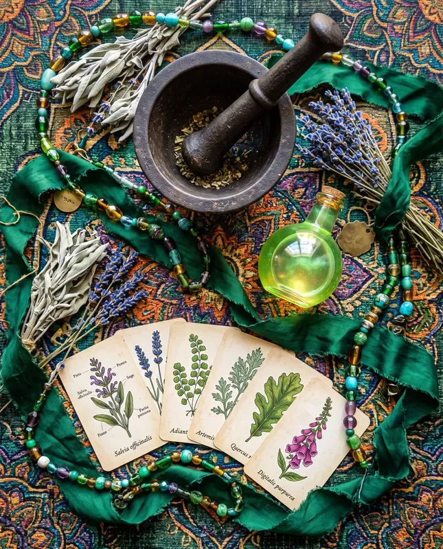Mystic Junk Journal Flat Lays