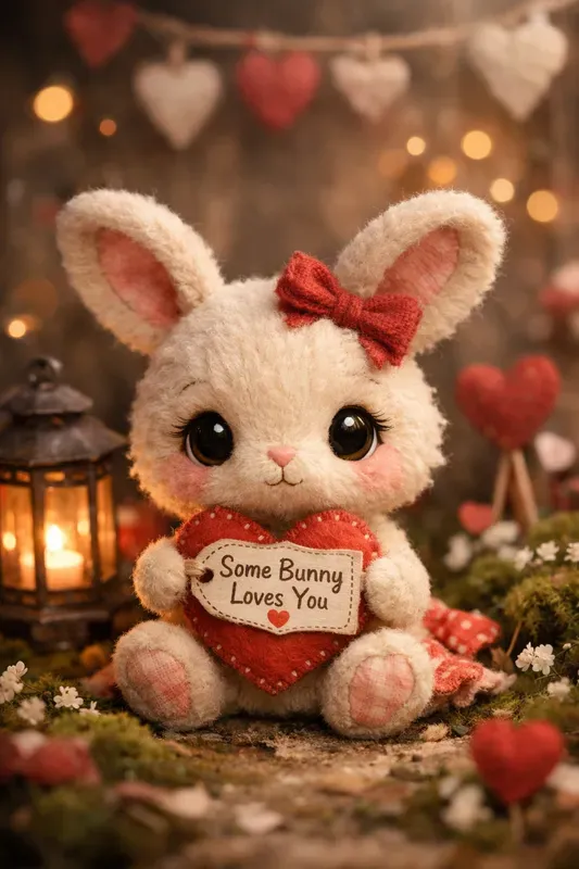 Handcrafted Animal Valentine Portraits