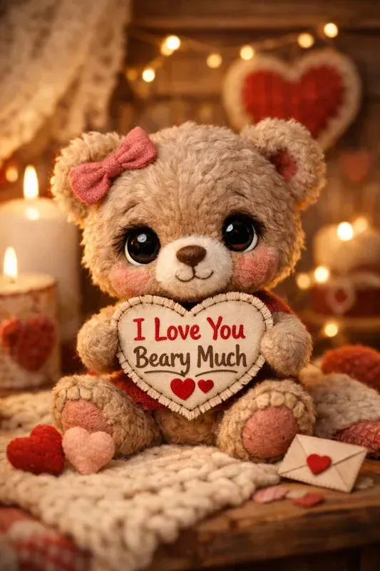 Handcrafted Animal Valentine Portraits