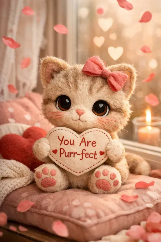 Handcrafted Animal Valentine Portraits