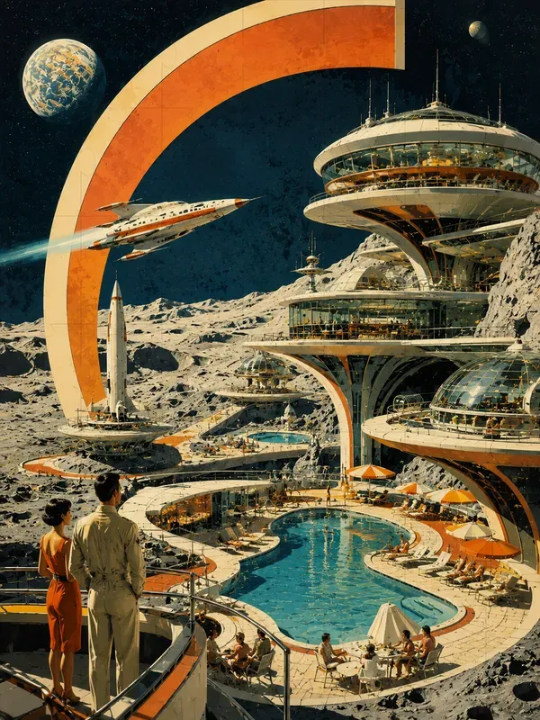 Retrofuturism Poster Generator