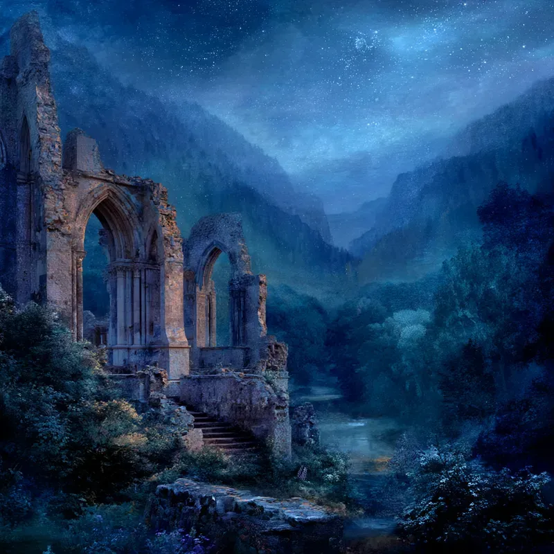 Cinematic Fantasy Book Cover Landscapes