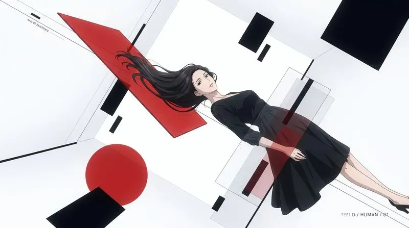 Suprematist Geometric Anime Spaces