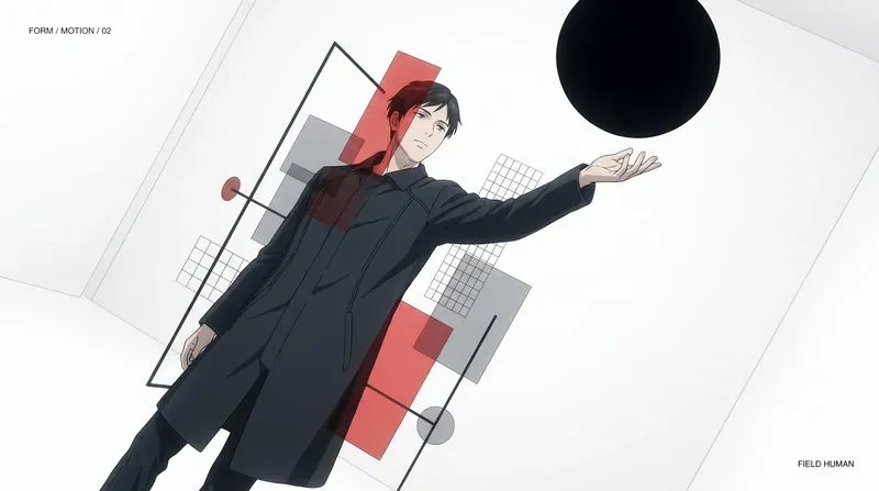 Suprematist Geometric Anime Spaces