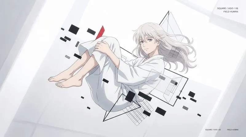 Suprematist Geometric Anime Spaces