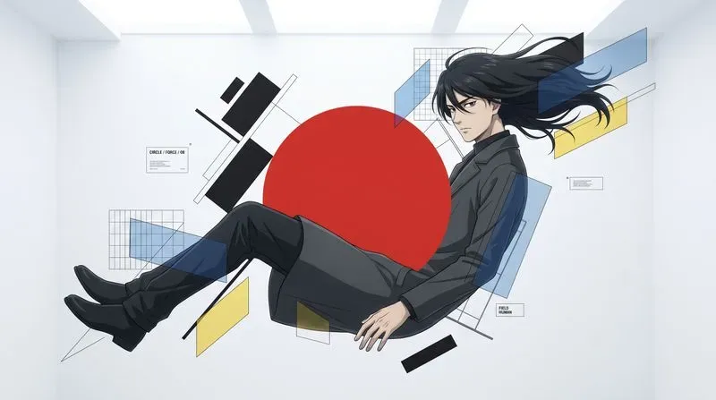 Suprematist Geometric Anime Spaces