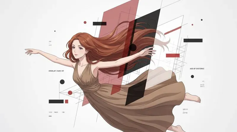 Suprematist Geometric Anime Spaces