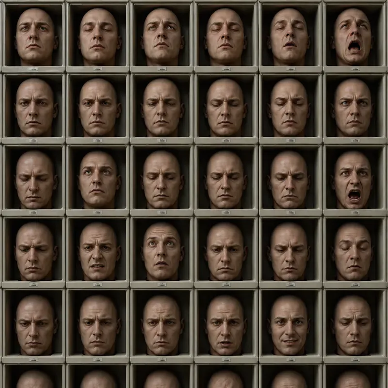 Surreal Mass Production Grid Art
