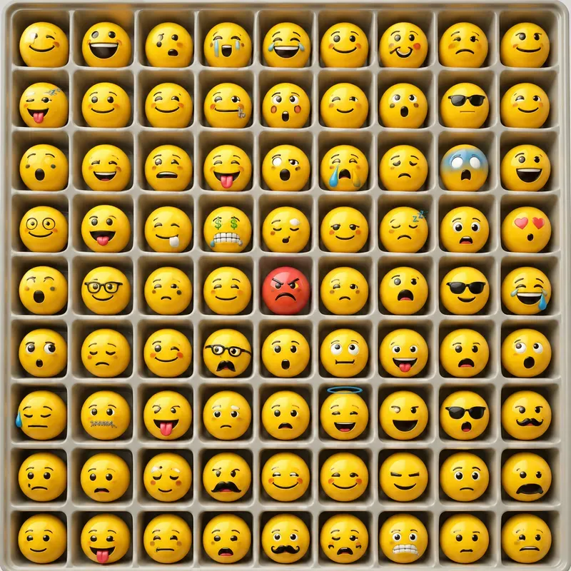 Surreal Mass Production Grid Art
