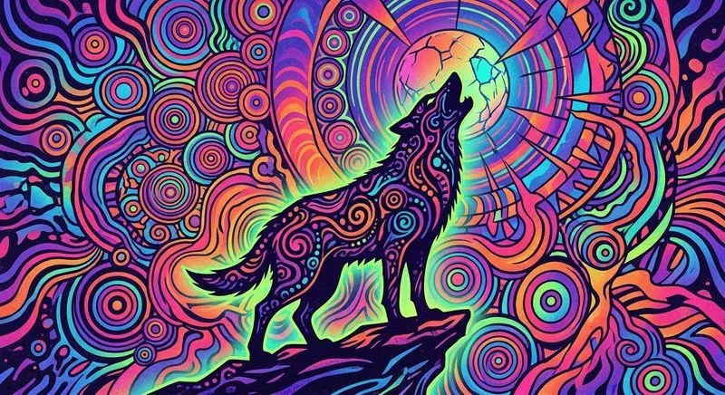 Psychedelic Retro Poster Art