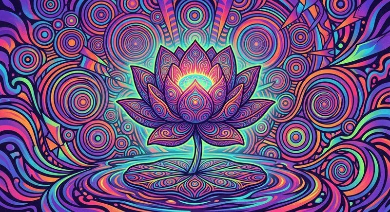 Psychedelic Retro Poster Art