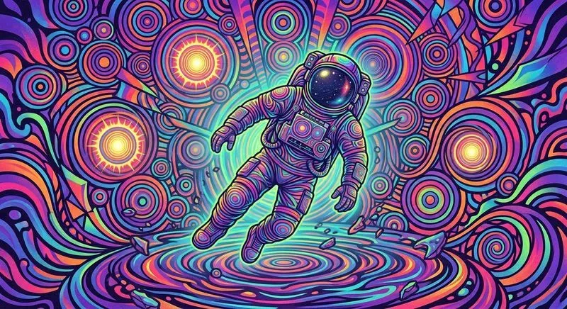Psychedelic Retro Poster Art