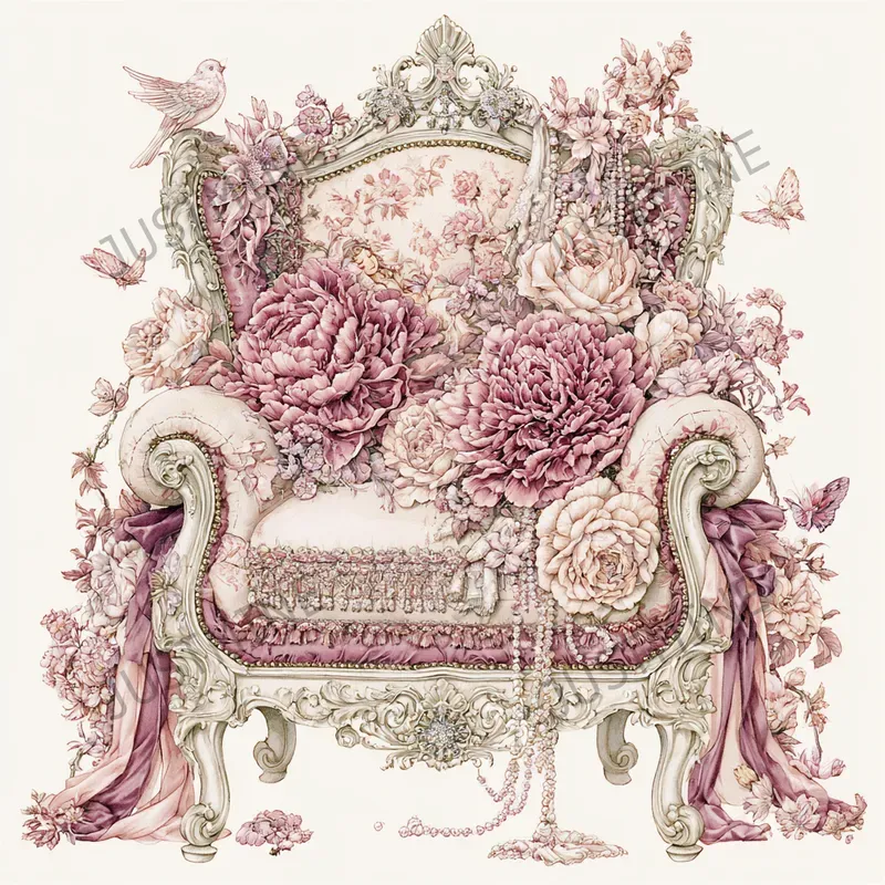 Pink Princess Museum Relics Clipart