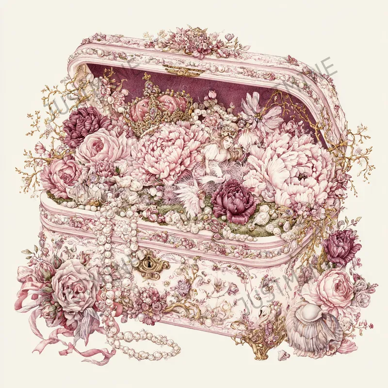 Pink Princess Museum Relics Clipart