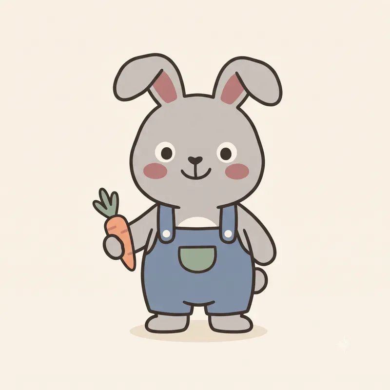 Nordic Minimalist Toddler Animal Art