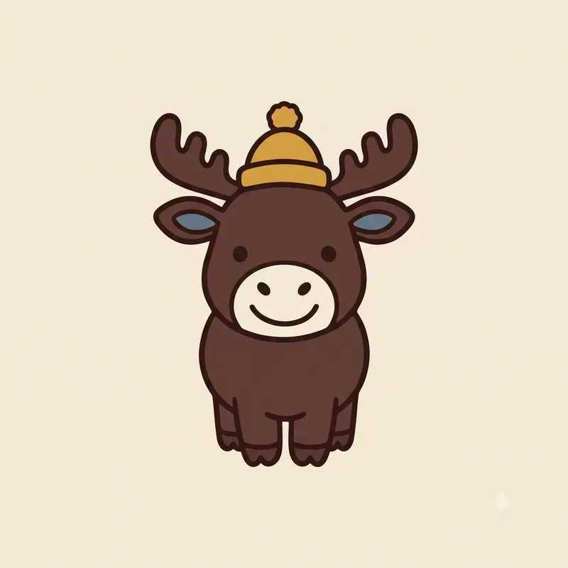 Nordic Minimalist Toddler Animal Art
